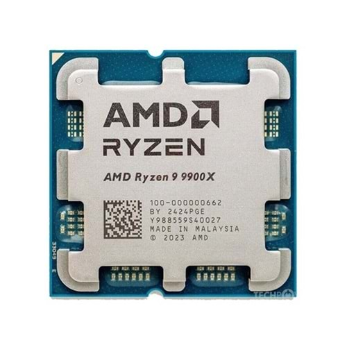 AMD RYZEN 9 9900X 78MB 12çekirdekli O/B UHD AM5 120w Kutusuz+Fansız