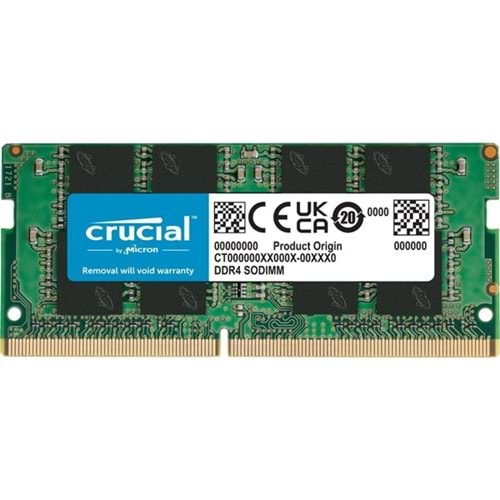 CRUCIAL 8GB DDR4 3200MHZ CL22 NOTEBOOK RAM VALUE CB8GS3200E