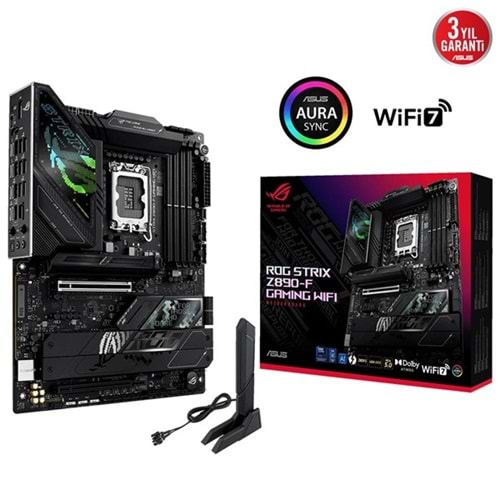 ASUS ROG STRIX Z890-F GAMING WIFI-7 DDR5 THUNDERBOLT-HDMI DP PCIE 5.0 1851p ATX