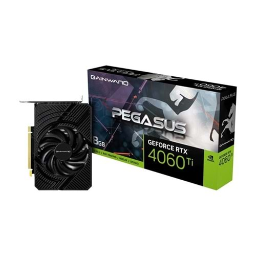 GAINWARD RTX4060TI 8GB PEGASUS GDDR6 128bit HDMI DP PCIe 4.0 Kutusuz