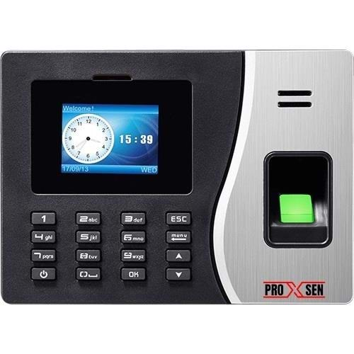 PROXSEN PS-4020 5000 Kişi Kapasiteli Parmak İzi+Kart+Şifre Online Ekranlı PDKS Cihazı Giriş-Çıkış Yazılım Dahil