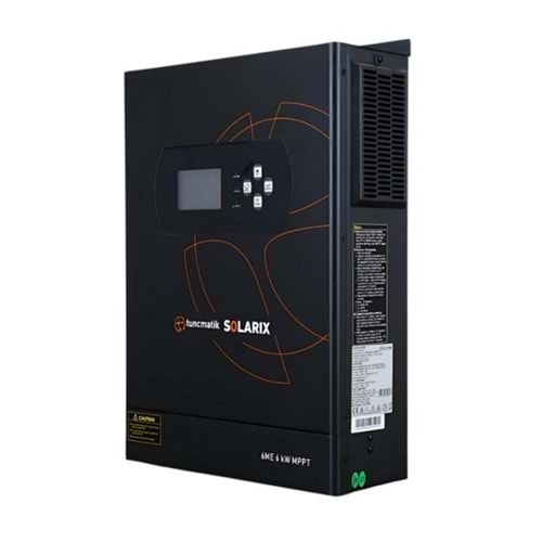 TUNÇMATİK 6kW SOLARIX TSK16103 48V 100A Akıllı OFF-GRID İnvertör TUNÇMATİK 6kW SOLARIX TSK16103 48V 100A Akıllı OFF-GRID İnvertör