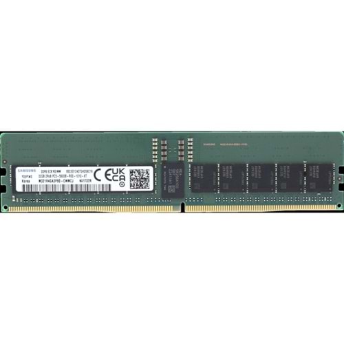 SAMSUNG DDR5 ECC RDIMM 32GB 5600MHz M321R4GA3PB0-CWMXJ 2Rx8 Sunucu Ram