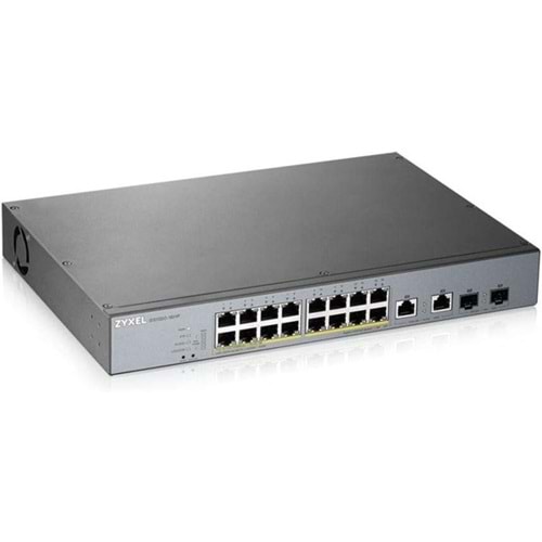 ZyXEL 16port PoE 250w GS1350-18HP GIGABIT 2X SFP Yönetilebilir Switch