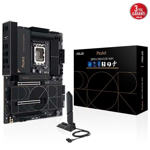 ASUS PROART Z890 CREATOR WIFI-7 DDR5 HDMI DP PCIE 5.0 1851p ATX 