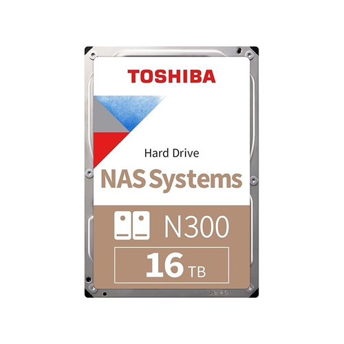 TOSHIBA 16TB N300 HDWG51GUZSVA 7200 RPM 512MB SATA-3 NAS Diski 