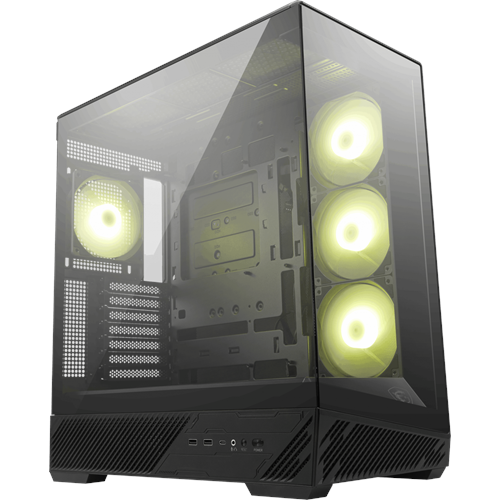 MSI MAG PANO 130R PZ PANORAMIK GAMING MID-TOWER PC KASASI SİYAH