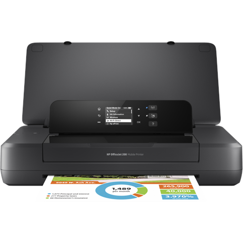 HP A4 Renkli N4K99C Officejet Taşınabilir Bataryalı Yazıcı USB 2.0,Kablosuz 