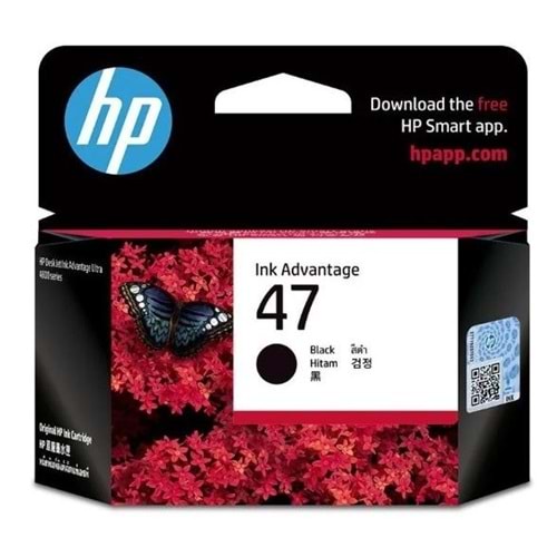 Hp No 47 Siyah Kartus