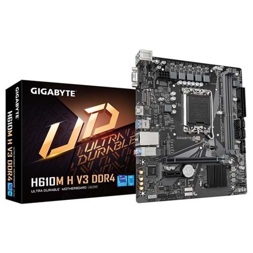 GIGABYTE H610M H v3 DDR4 HDMI PCIE 4.0 1700p mATX