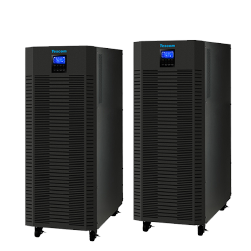 TESCOM 30KVA TEOS+ 330 ONLINE 3/3F TOWER UPS 60x 12V 7 Amper 