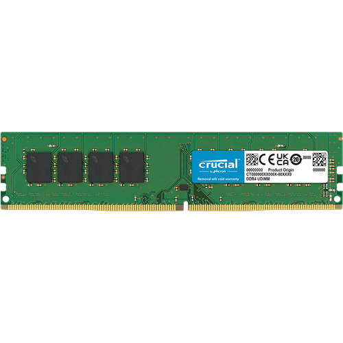 CRUCIAL 16GB DDR4 3200MHZ CL22 PC RAM VALUE CT16G4DFD832A