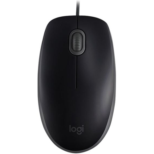 LOGITECH B110 Kablolu USB Sessiz Siyah Mouse (910-005508)