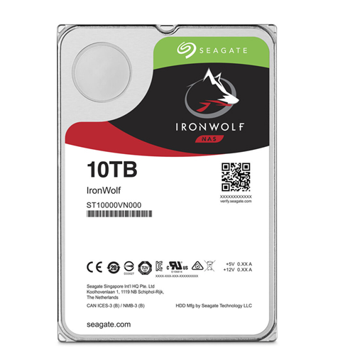 SEAGATE 3.5 10TB IRONWOLF ST10000VN000 256MB 7200RPM SATA-3 NAS Diski