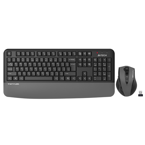 A4TECH FG2500S PLUS Kablosuz Q Trk Gri Klavye - Mouse Set