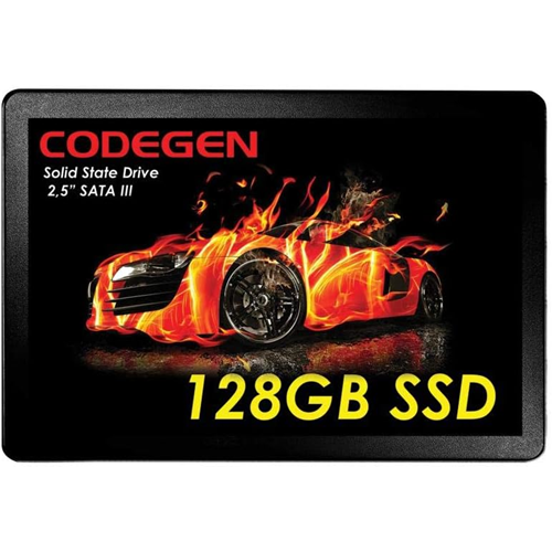 CODEGEN 128GB CDG-128GB-SSD25 560- 500MB/s SSD SATA-3 Disk