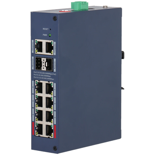 DAHUA 8port PoE 117w 2-SFP Gigabit Yönetilebilir Switch CHS4212-8GT-110