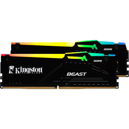 KINGSTON 16GB (2X 8GB) DDR5 6000MHZ CL36 RGB DUAL KIT PC RAM BEAST EXPO KF560C36BBEAK2-16TR