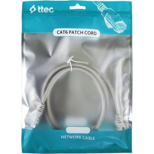 TTEC 1metre CAT6 Utp KBL-PTCH-1MTG Gri Patch Kablo