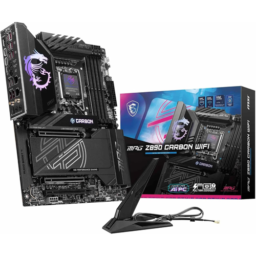 MSI MPG Z890 CARBON WIFI-7 DDR5 HDMI DP PCIE 5.0 1851p ATX 