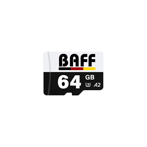 BAFF MicroSD 64GB UHS-I U3 A2 V30 Hafıza Kartı