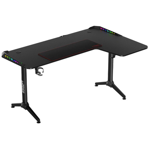 TWISTED Minds L Şekilli RGB Sağ Oyuncu Masası Siyah TM-Y-RB-RGB
