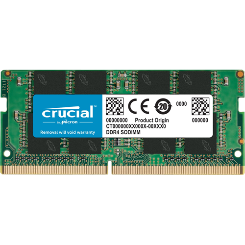 CRUCIAL 16GB DDR4 3200MHZ CL22 NOTEBOOK RAM CT16G4SFD832A