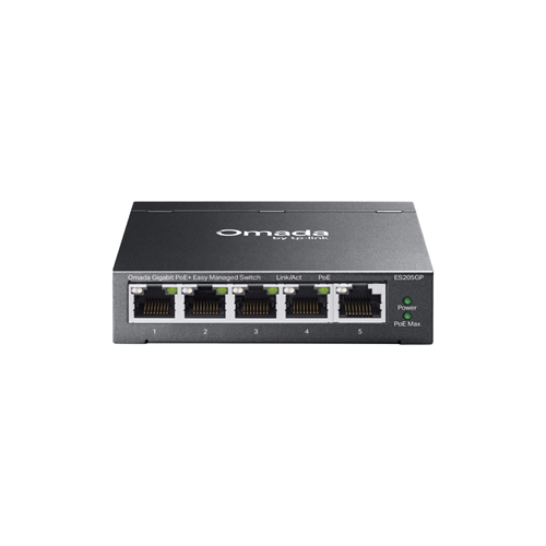 TP-LINK Omada 5port 65w 4port PoE Gigabit Yönetilebilir Switch ES205GP