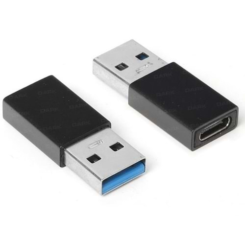 Dark USB3.0 Type-A - USB3.1 Type-C Dişi Dönüştürücü