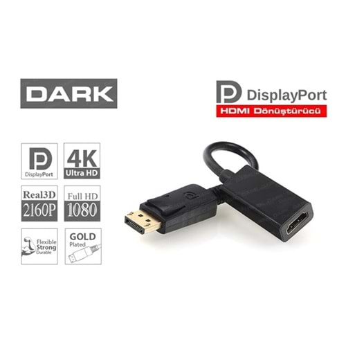 Dark Dk-Hd-Adpxhdmıv2 Dısplay To Hdmı Çevirici Adaptör