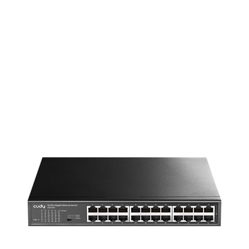 CUDY GS1024 24 Port Gigabit Yönetilemez Rack mount Metal Kasa Switch