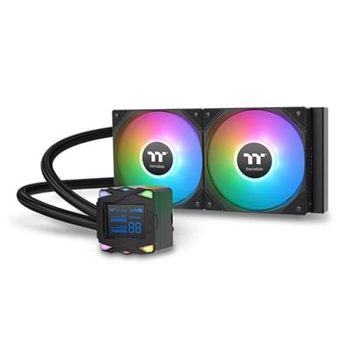 THERMALTAKE 240MM LAS240-S CL-W461-PL12SW-A AM5-1851P ARGB LED GÖSTERGELİ SIVI SOĞUTMALI İŞLEMCİ FANI