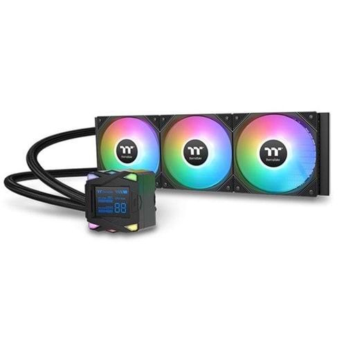 THERMALTAKE 360MM LA360-S LCD CL-W462-PL12SW-A AM5-1851P ARGB LED GÖSTERGELİ SIVI SOĞUTMALI İŞLEMCİ FANI