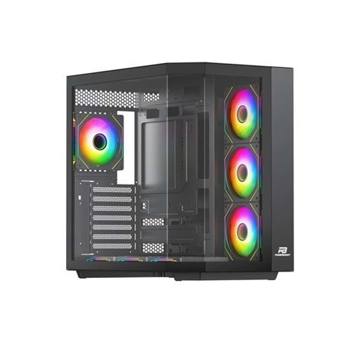 POWERBOOST 750W 80 BRONZE Seaview PBA4375B Gaming Mid-Tower PC Kasası Siyah POWERBOOST 750W 80 BRONZE Seaview PBA4375B Gaming Mid-Tower PC Kasası Siyah