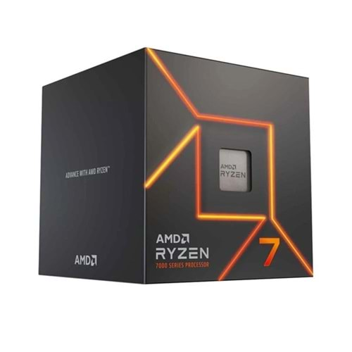 AMD RYZEN 7 7700 40MB 8çekirdekli O/B UHD AM5 105w Kutulu+Fanlı