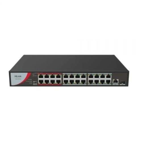 HILOOK 24port NS-0326P-230(B) 10/100 1-SFP 230W FULL POE YÖNETİLEMEZ SWITCH