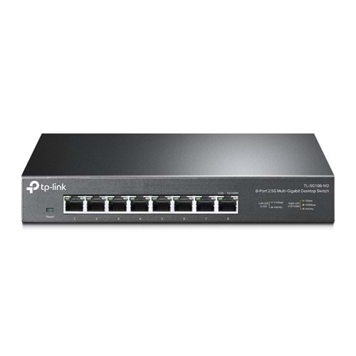 TP-LINK 8port 2.5GbE Yönetilemez Switch TL-SG108-M2