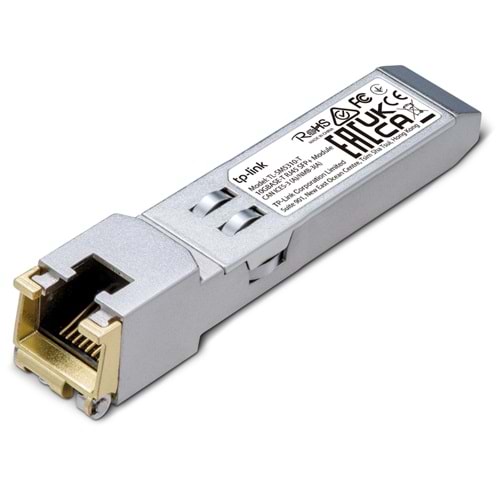 TP-LINBK TL-SM5310-T 10G BASE-T RJ45 SFP+ Bakır Alıcı-Verici (Transceiver) Modülü