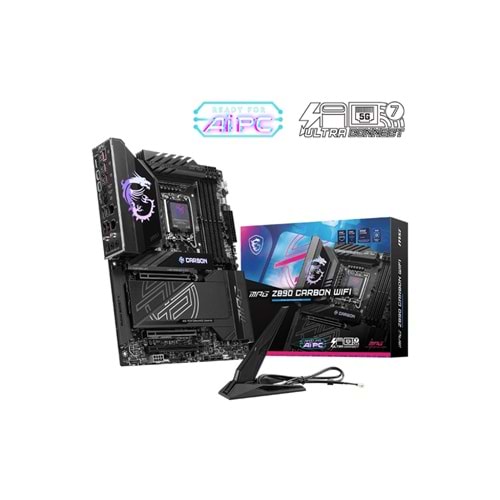 MSI MPG Z890 CARBON WIFI7 DDR5 HDMI-DP TYPEC PCIE 5.0 1851p ATX