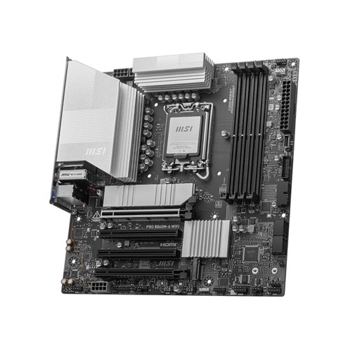 MSI PRO B860M-A WIFI7 DDR5 HDMI-DP TYPEC PCIE 5.0 1851p mATX
