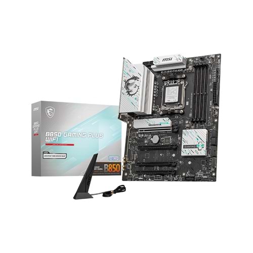 MSI B850 GAMING PLUS WIFI6E DDR5 HDMI-DP TYPEC PCIE 5.0 AM5 ATX