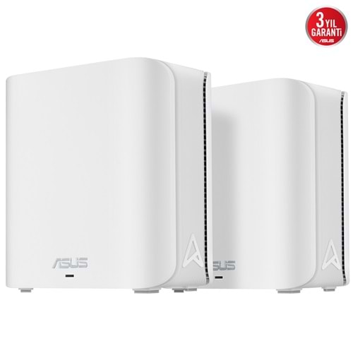 ASUS ZENWIFI7 BD4-W-2 WIFI7 BE3600 Dual Band Mesh Router 2-li set Beyaz