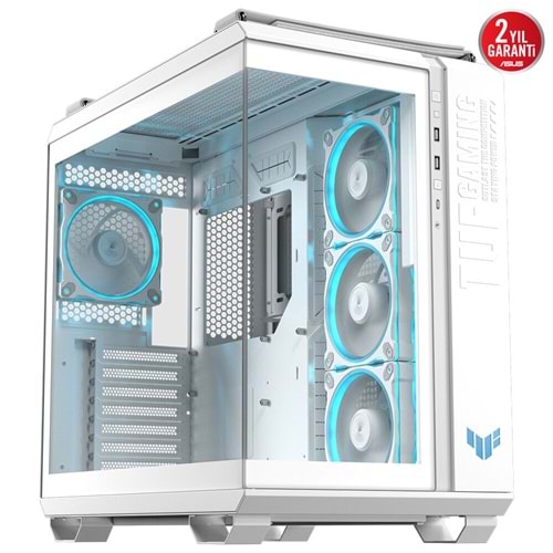 ASUS TUF GAMING GT502 HORIZON Gaming Mid-Tower PC Kasası Beyaz / 90DC0093-B19010