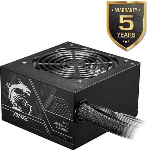 MSI 750w 80+ Bronze MAG A750BN PCIE5 II Power Supply