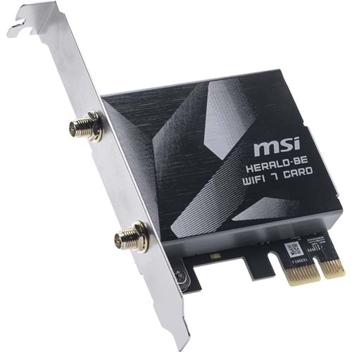 MSI HERALD BE9400 WIFI7 Kablosuz PCIe Adaptör