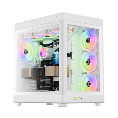 GAMDIAS 850W 80+ BRONZE NESO P1 GAMING MID-TOWER PC KASASI BEYAZ