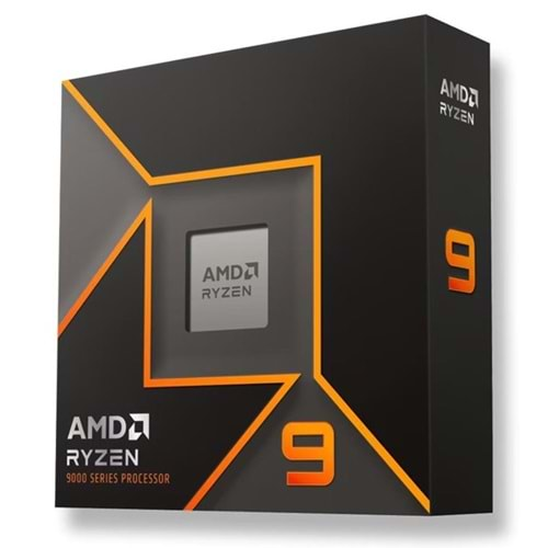 AMD RYZEN 9 9950X 80MB 16çekirdekli O/B UHD AM5 170w Kutulu+Fansız