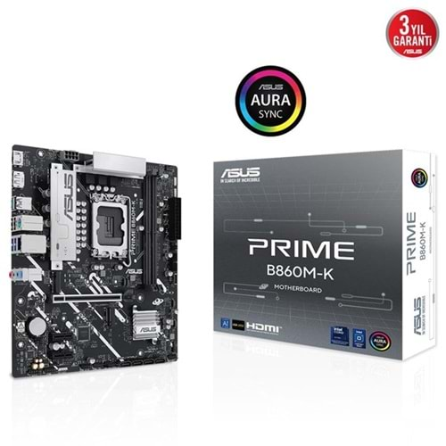 ASUS PRIME B860M-K DDR5 HDMI DP PCIE 5.0 1851p mATX