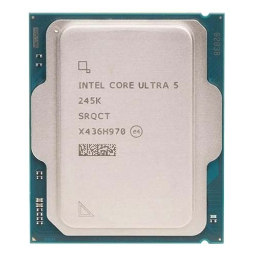 INTEL CORE ULTRA 5 245K 14çekirdekli 26MB O/B VGA 1851p 125W Kutusuz-Fansız 