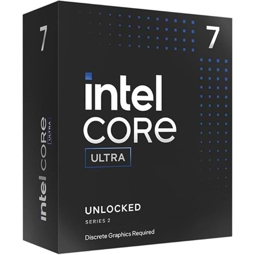 INTEL CORTE ULTRA 7 265K 20çekirdekli 36MB O/B VGA 1851p 125W Kutulu-Fansız 